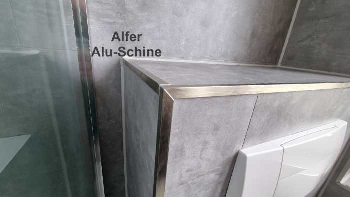 Aluminium-Schienen innen/außen